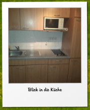 Blick in die Küche